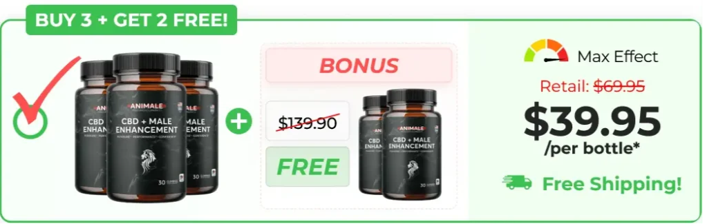 Animale CBD 6 bottle
